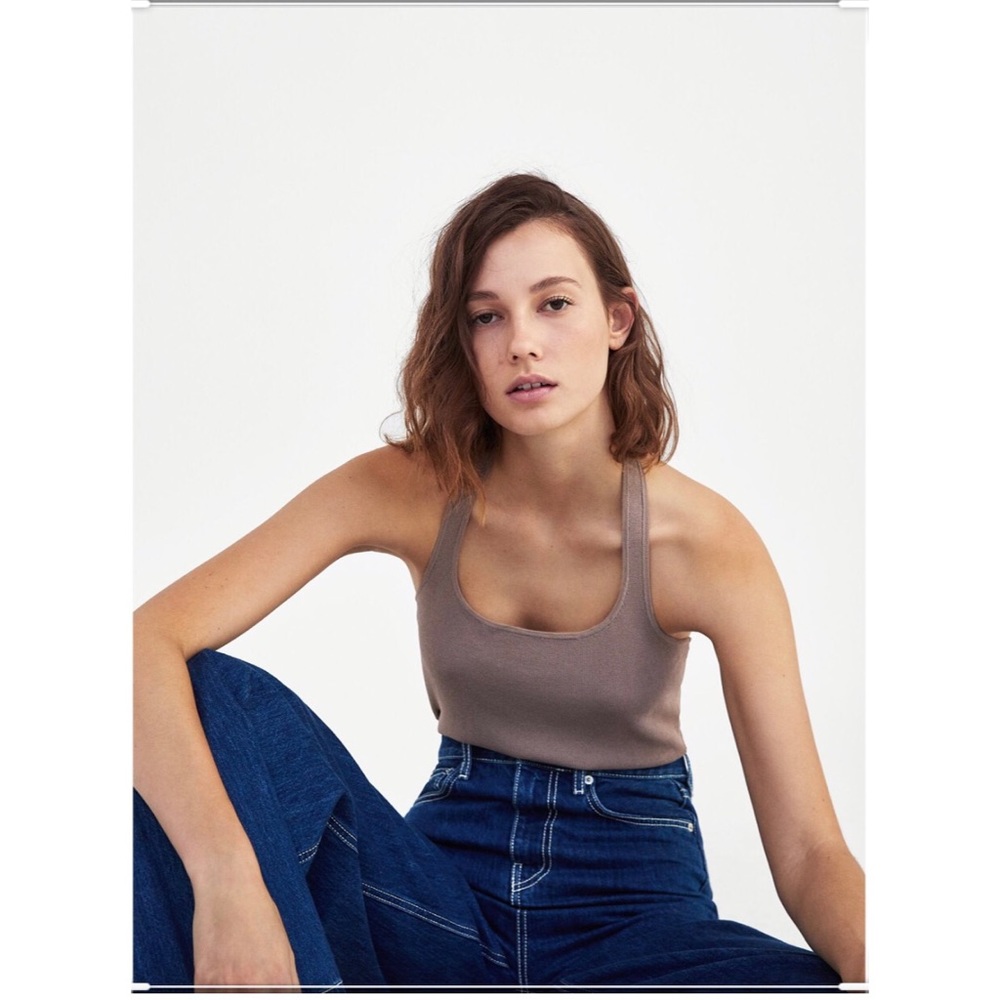 NWT! Zara Minimal Collection Bodysuit - Size Med